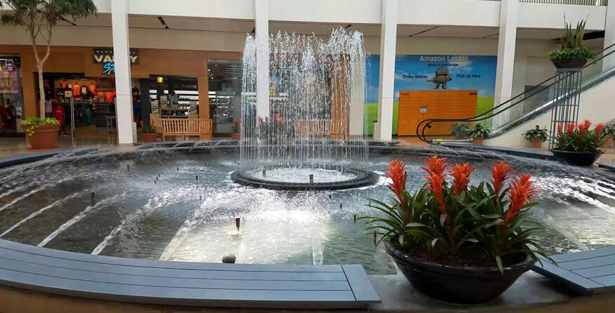 Проект фонтана для торгового центра 