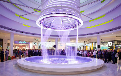 фонтан для торгового центра 